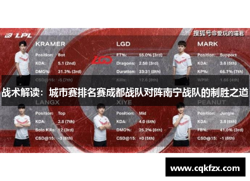战术解读：城市赛排名赛成都战队对阵南宁战队的制胜之道