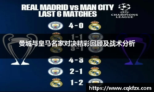曼城与皇马名家对决精彩回顾及战术分析